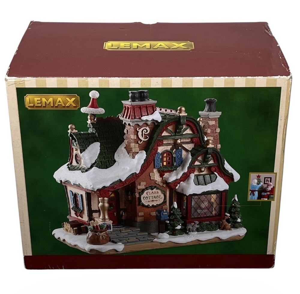 Lemax The Claus Cottage 75292 Christmas Village Santa's Wonderland Boxed